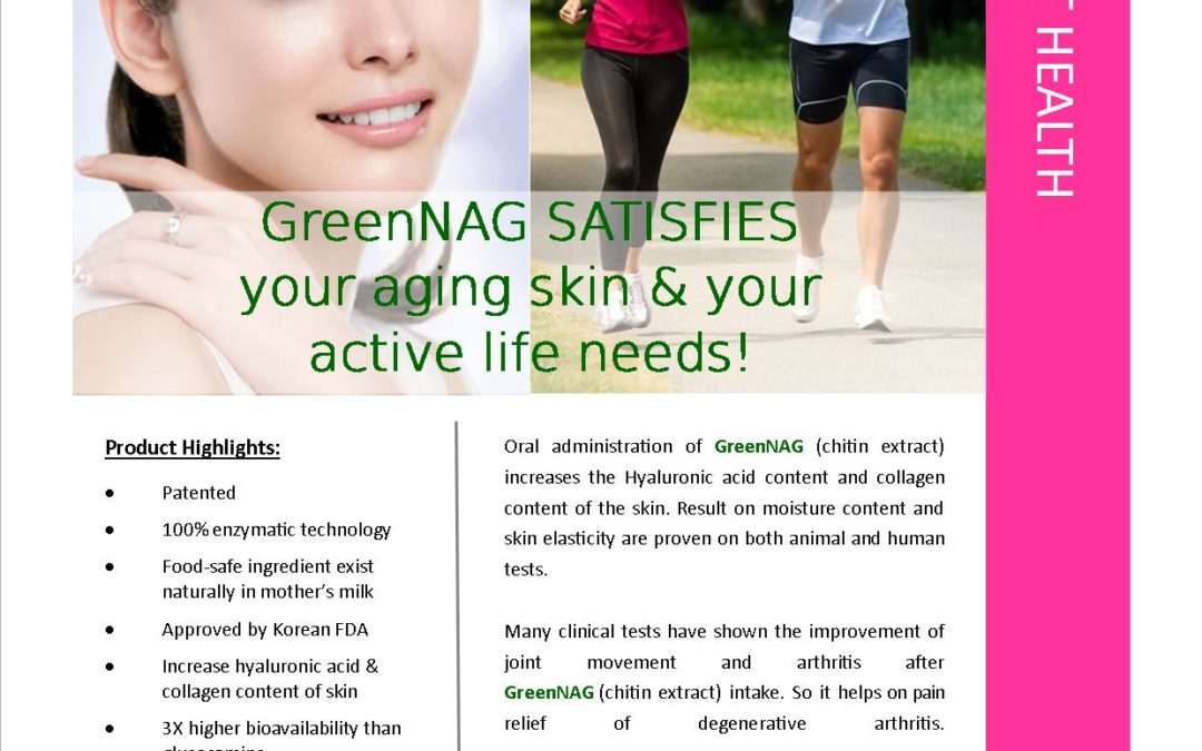 GreenNAG Satisfies Your Aging Skin & Your Active Life Needs