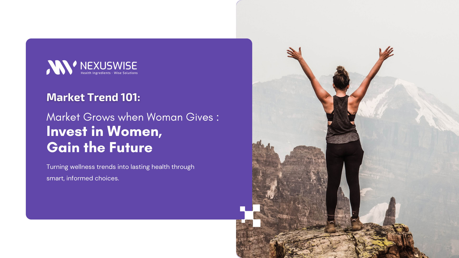 market trend 101 market grows when woman gives invest in women, gain the future 02