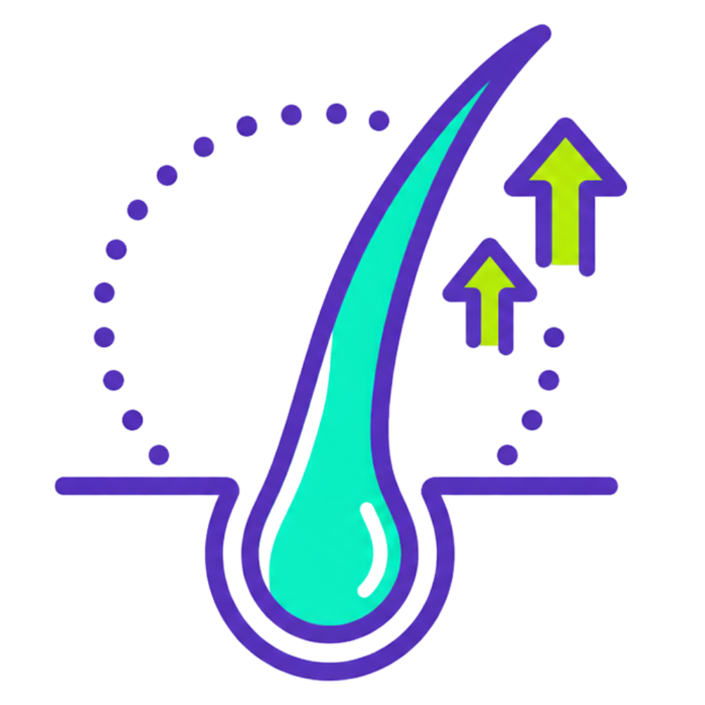 nexus wise hair growth follicle icon
